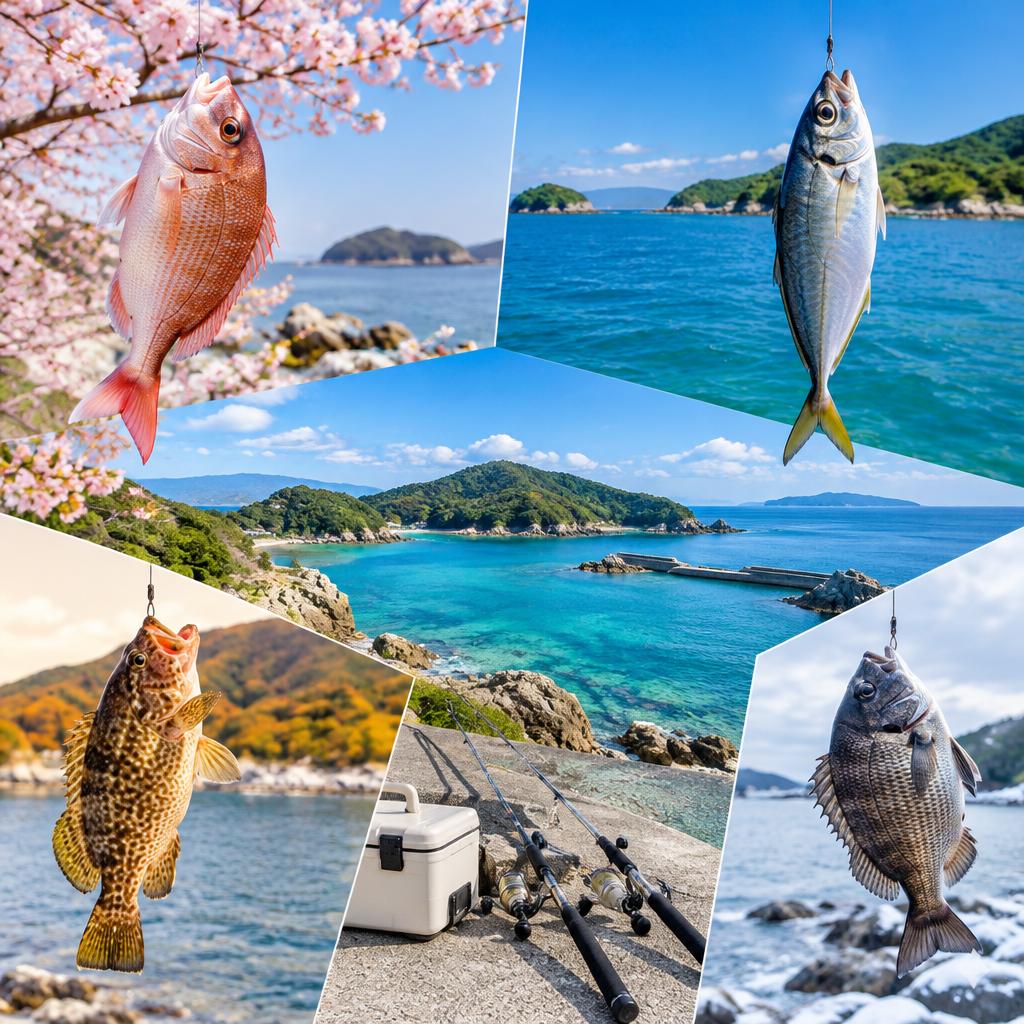 海を目の前に、今日の一匹を狙う釣り旅へ