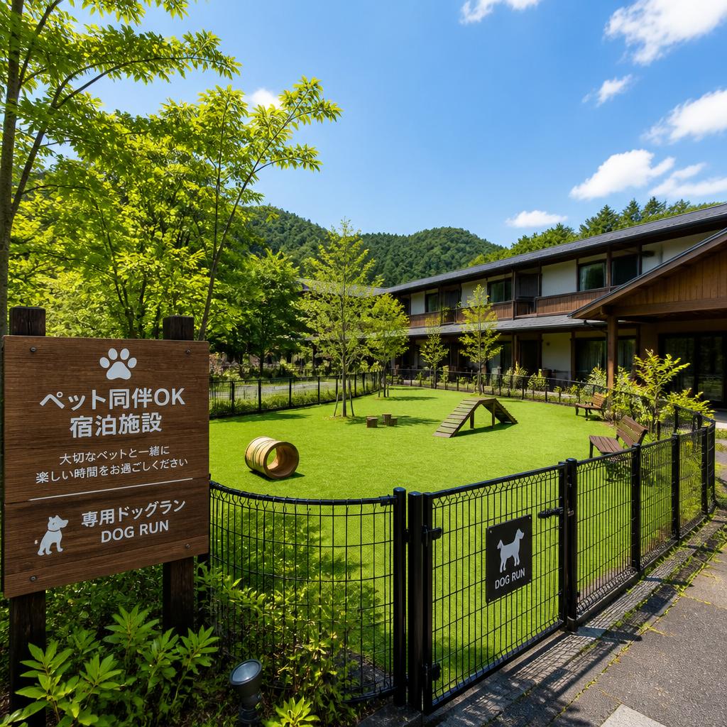 ペットも一緒に楽しめる！