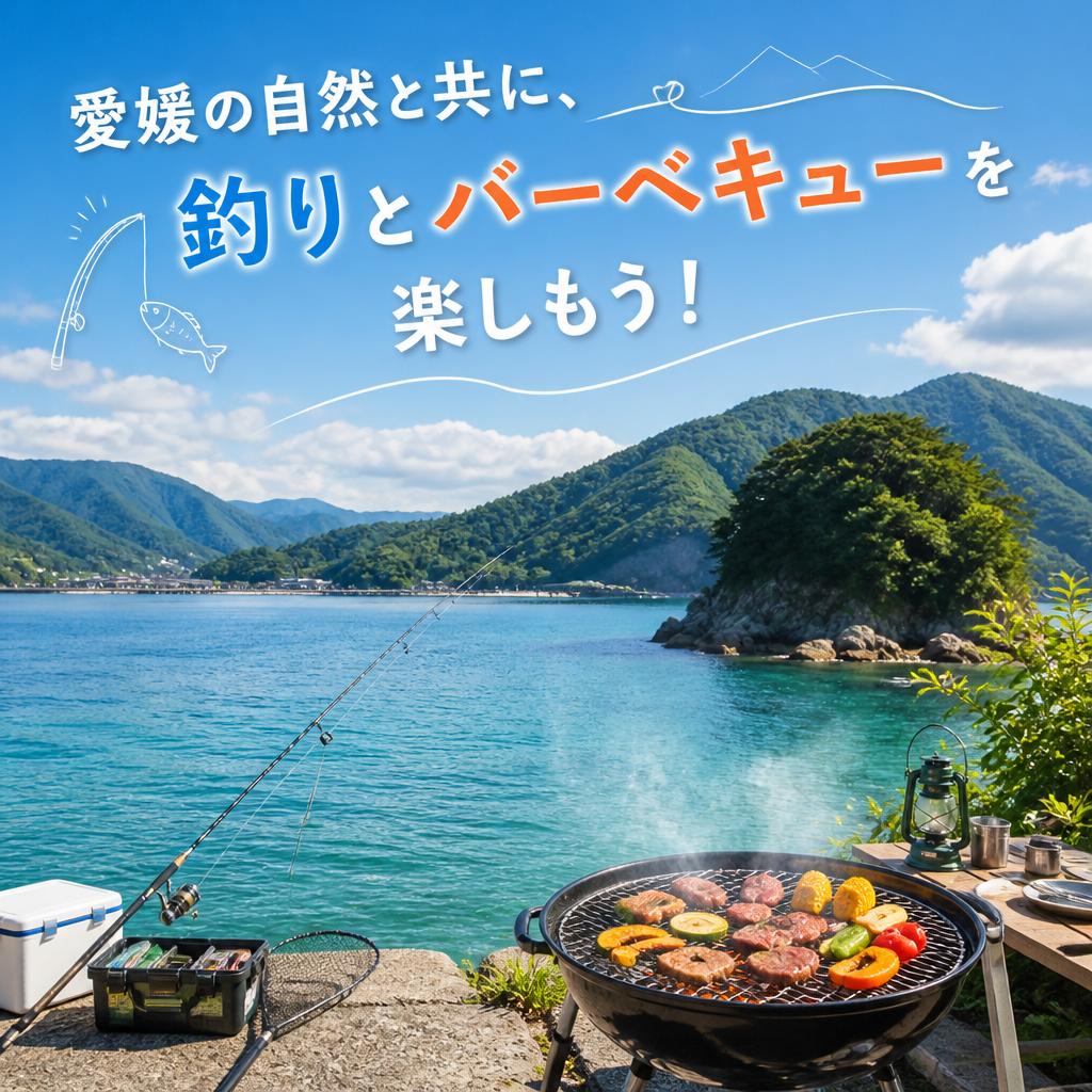 愛媛の自然と共に、釣りとバーベキューを楽しもう！