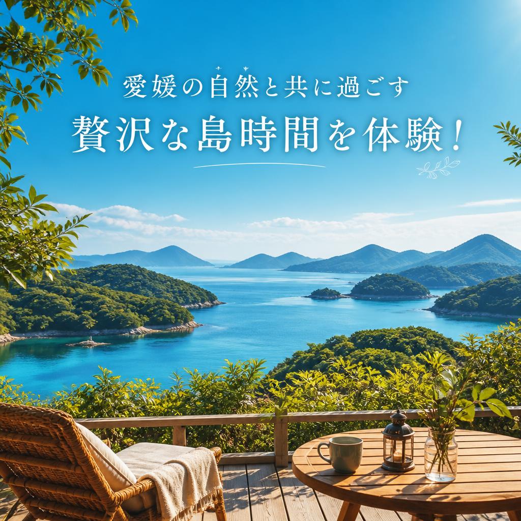 愛媛の自然と共に過ごす贅沢な島時間を体験！