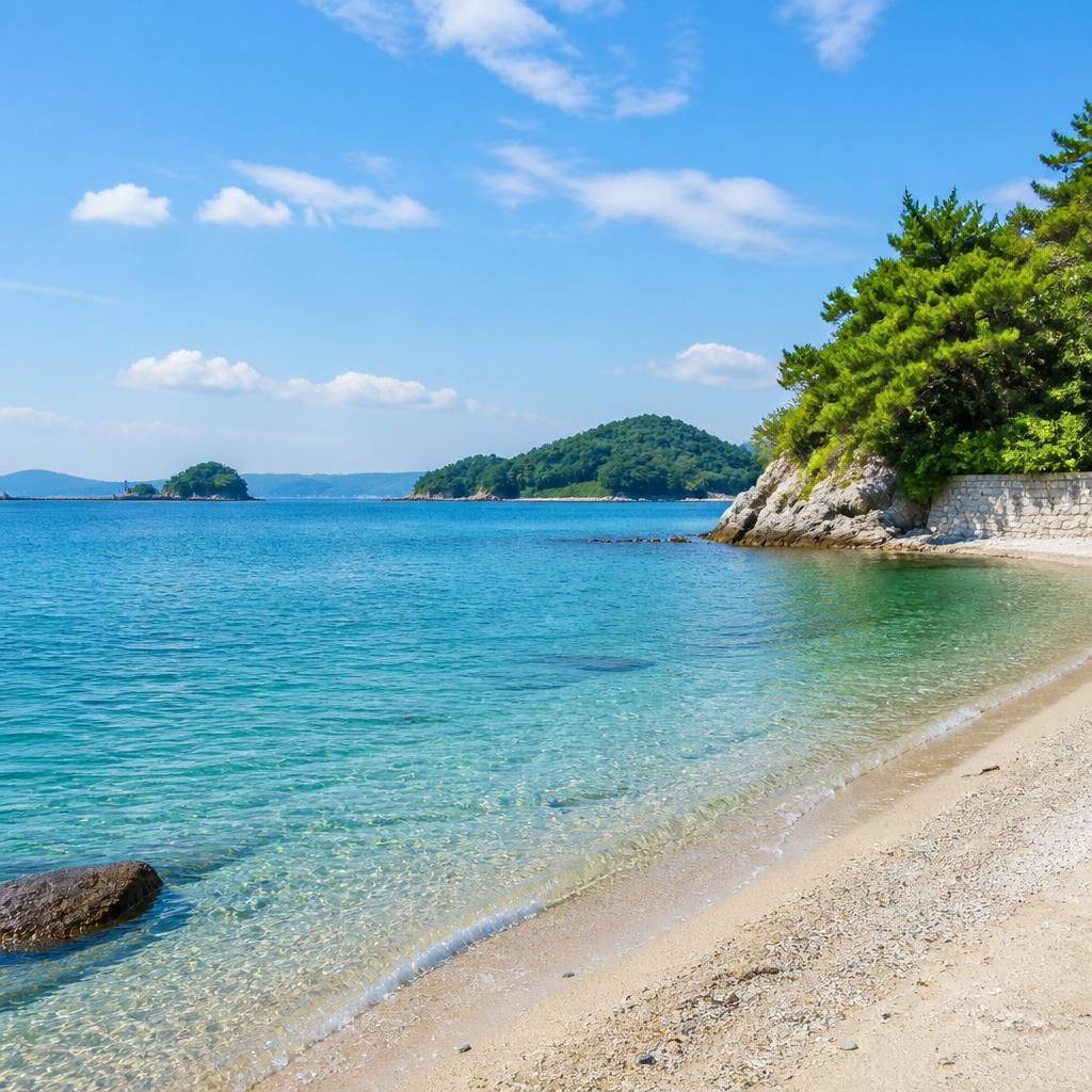 愛媛県の静かな島で、心身ともにリフレッシュする海の休日
