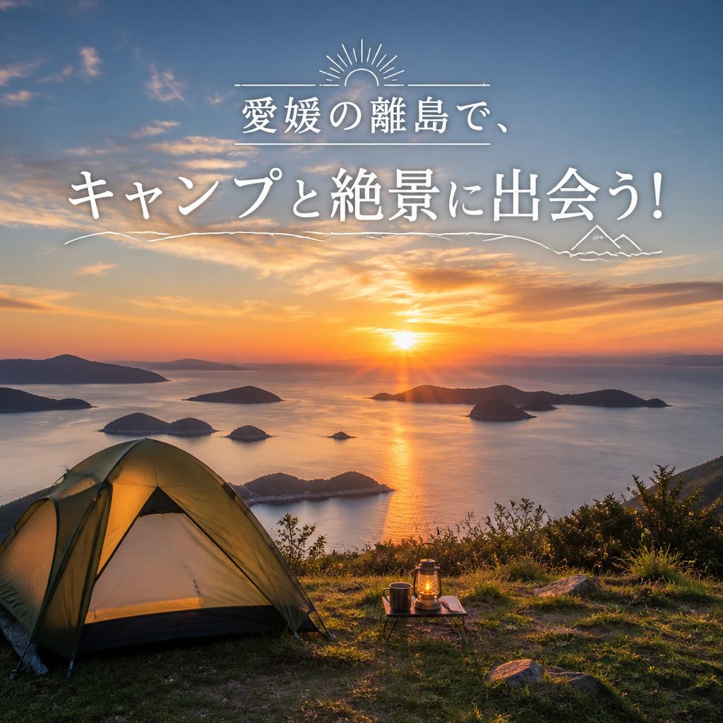 愛媛の離島で、キャンプと絶景に出会う！