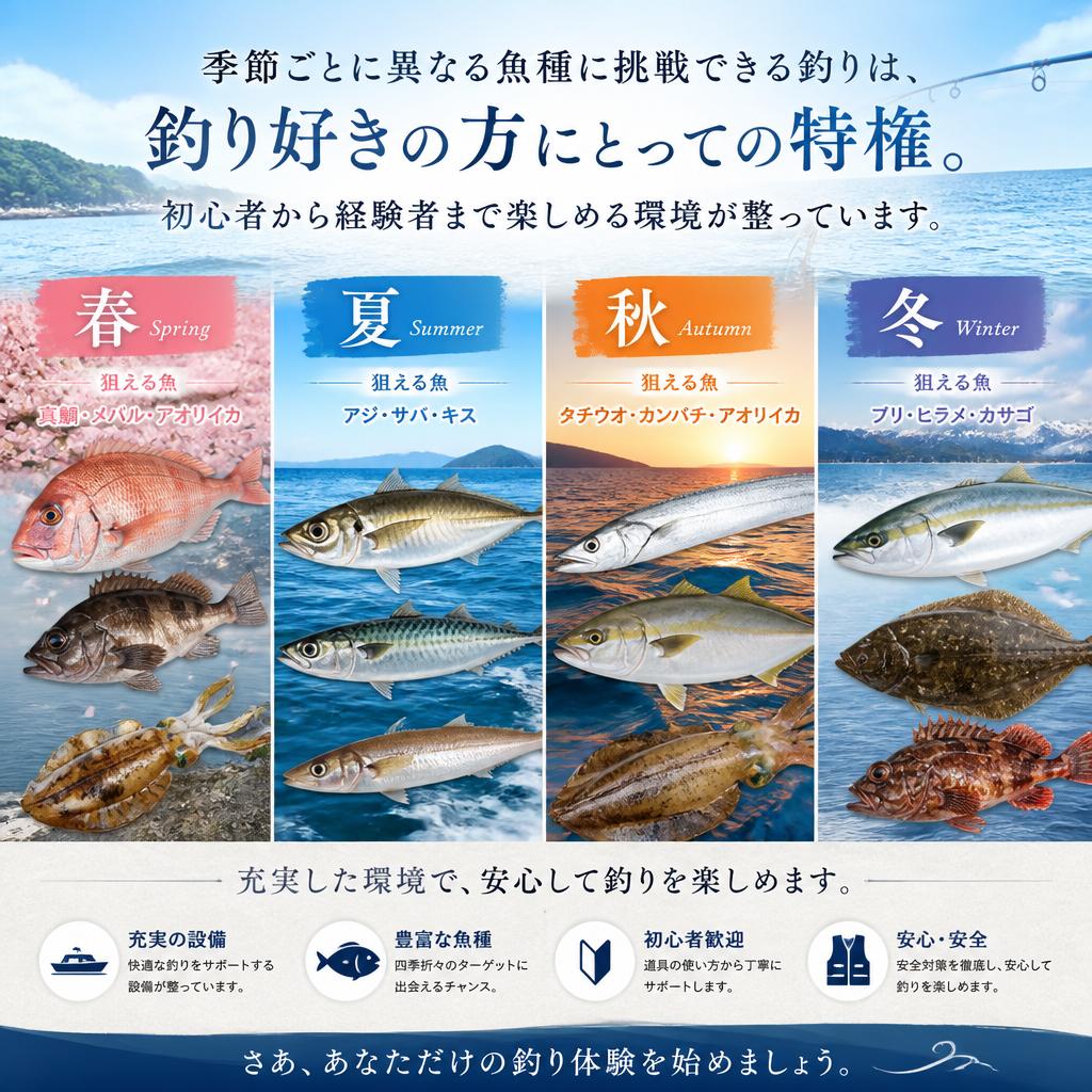 釣り好きにはたまらないロケーション