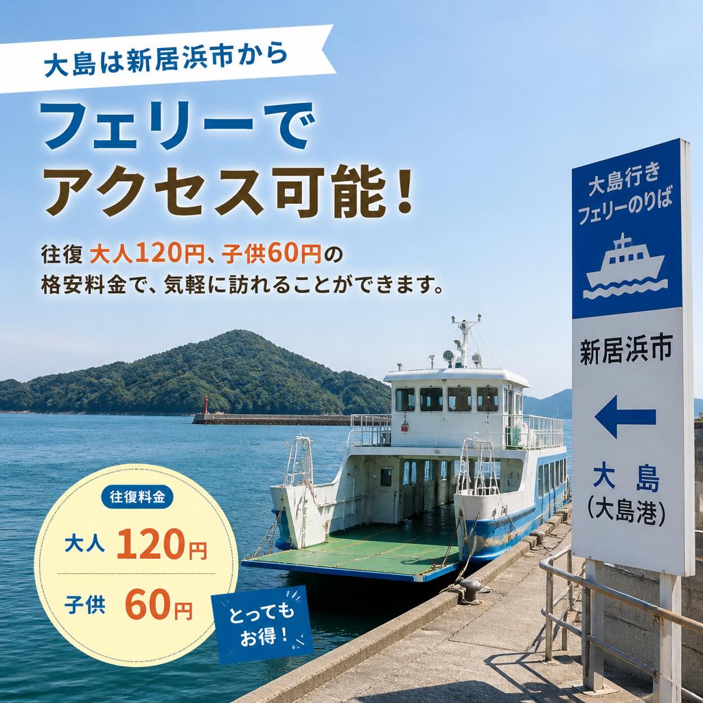 格安フェリーでのアクセス