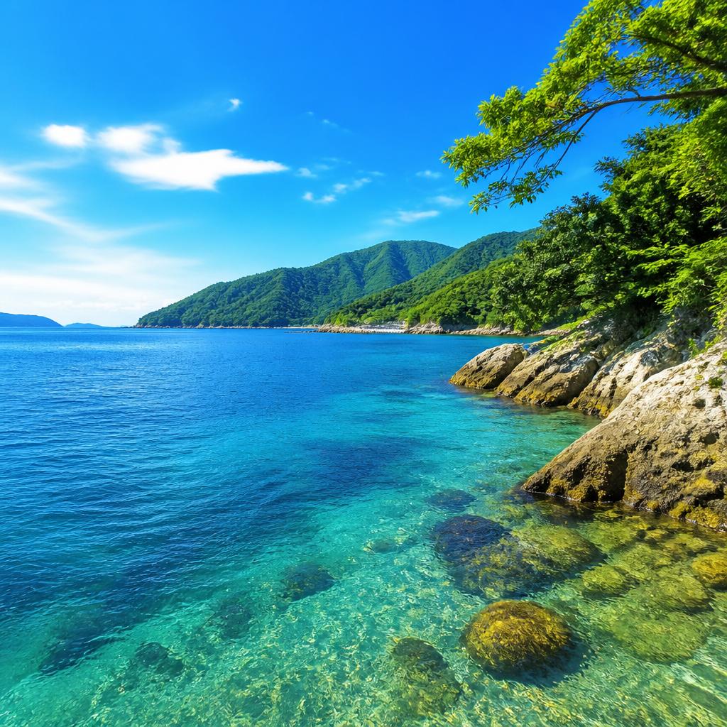愛媛県新居浜大島の美しい自然を独り占め！