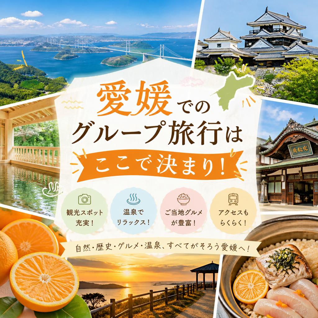 愛媛でのグループ旅行はここで決まり！