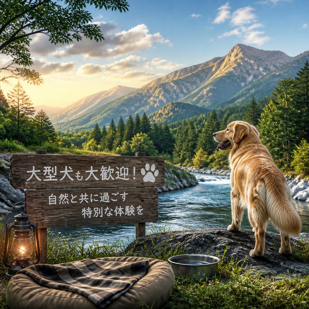 大型犬も大歓迎！自然と共に過ごす特別な体験を
