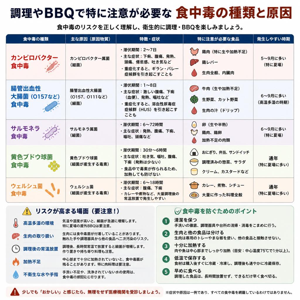 2. 食中毒のリスクを知る
