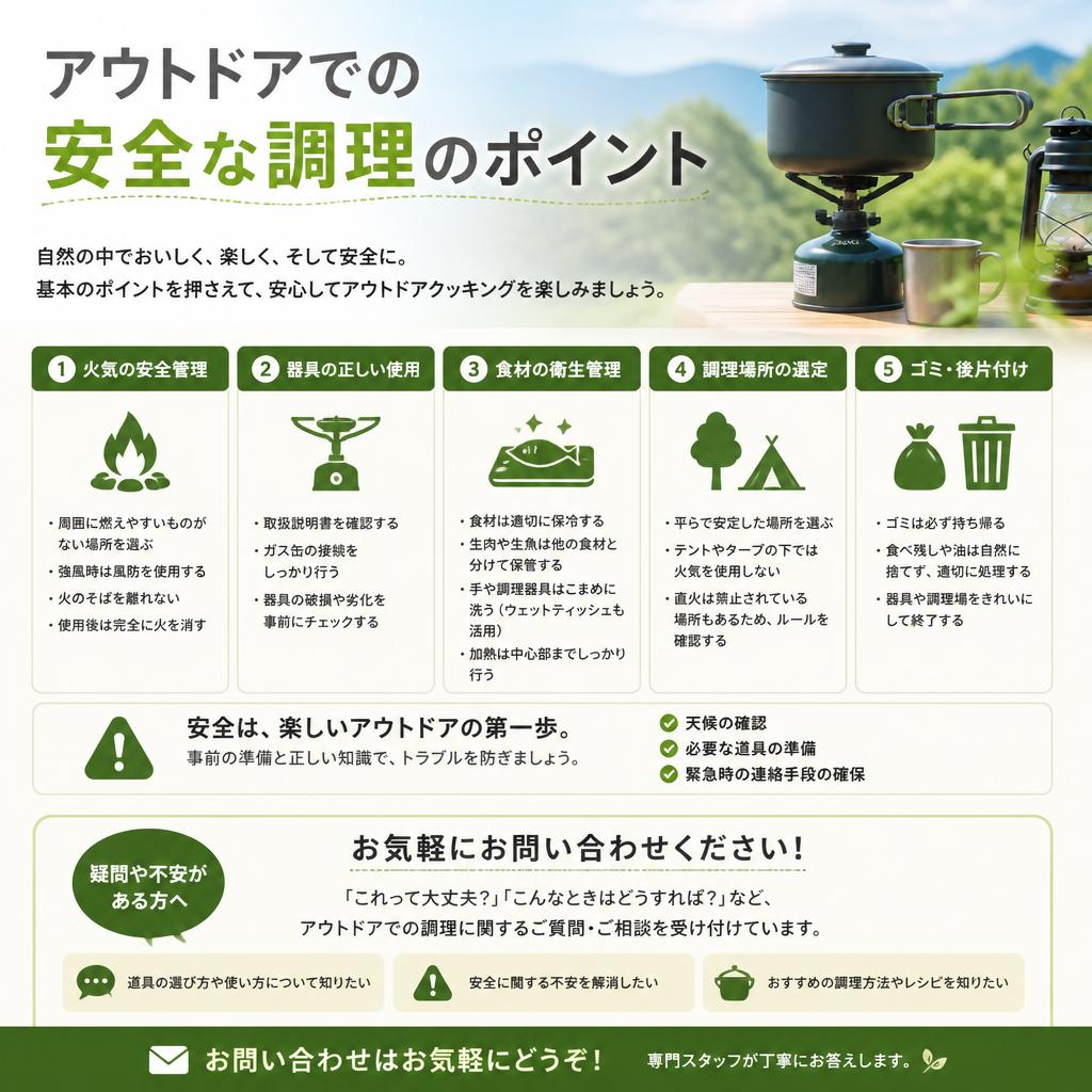 7. 安全に楽しむためのまとめと問い合わせ