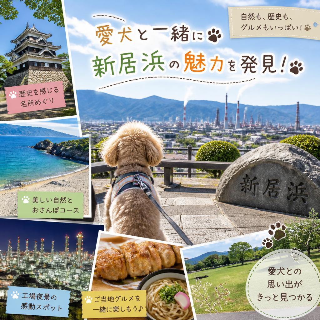 愛犬と一緒に新居浜の魅力を発見！