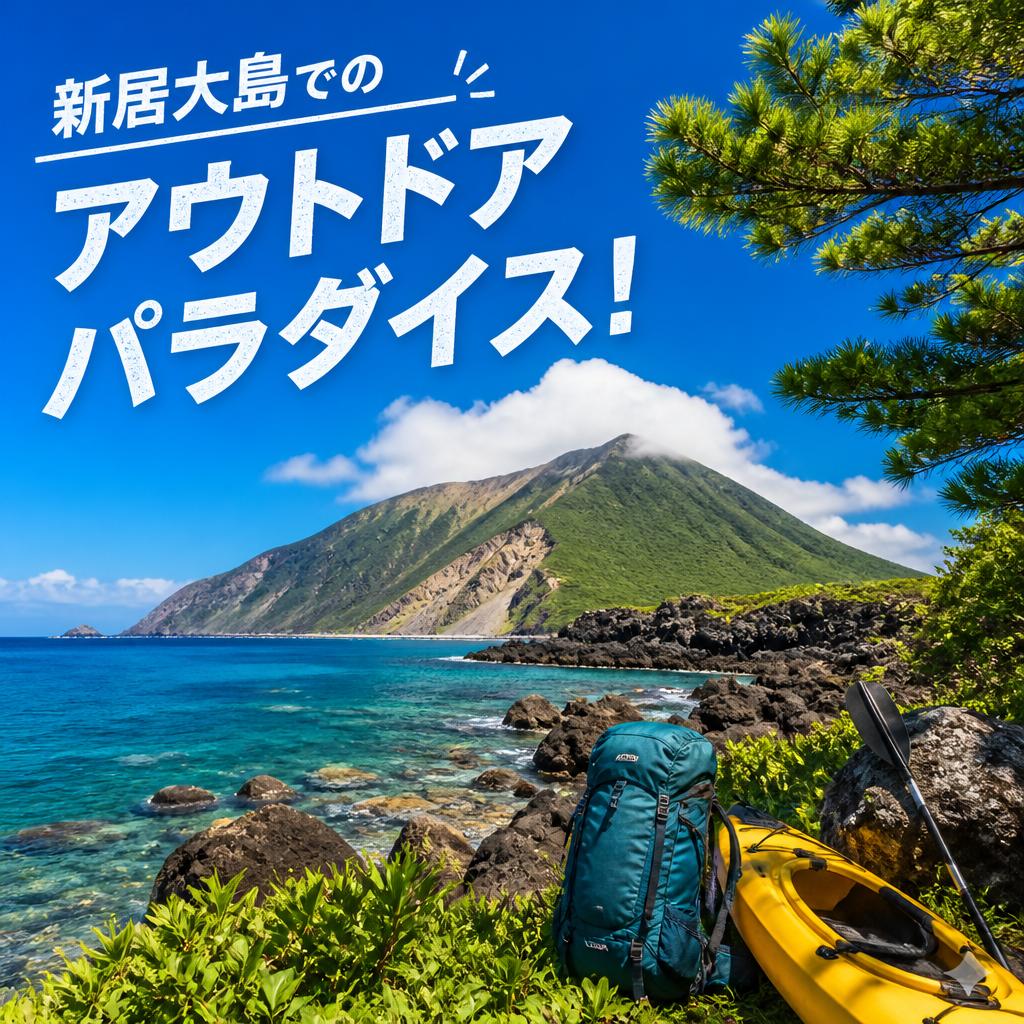 新居大島でのアウトドアパラダイス！