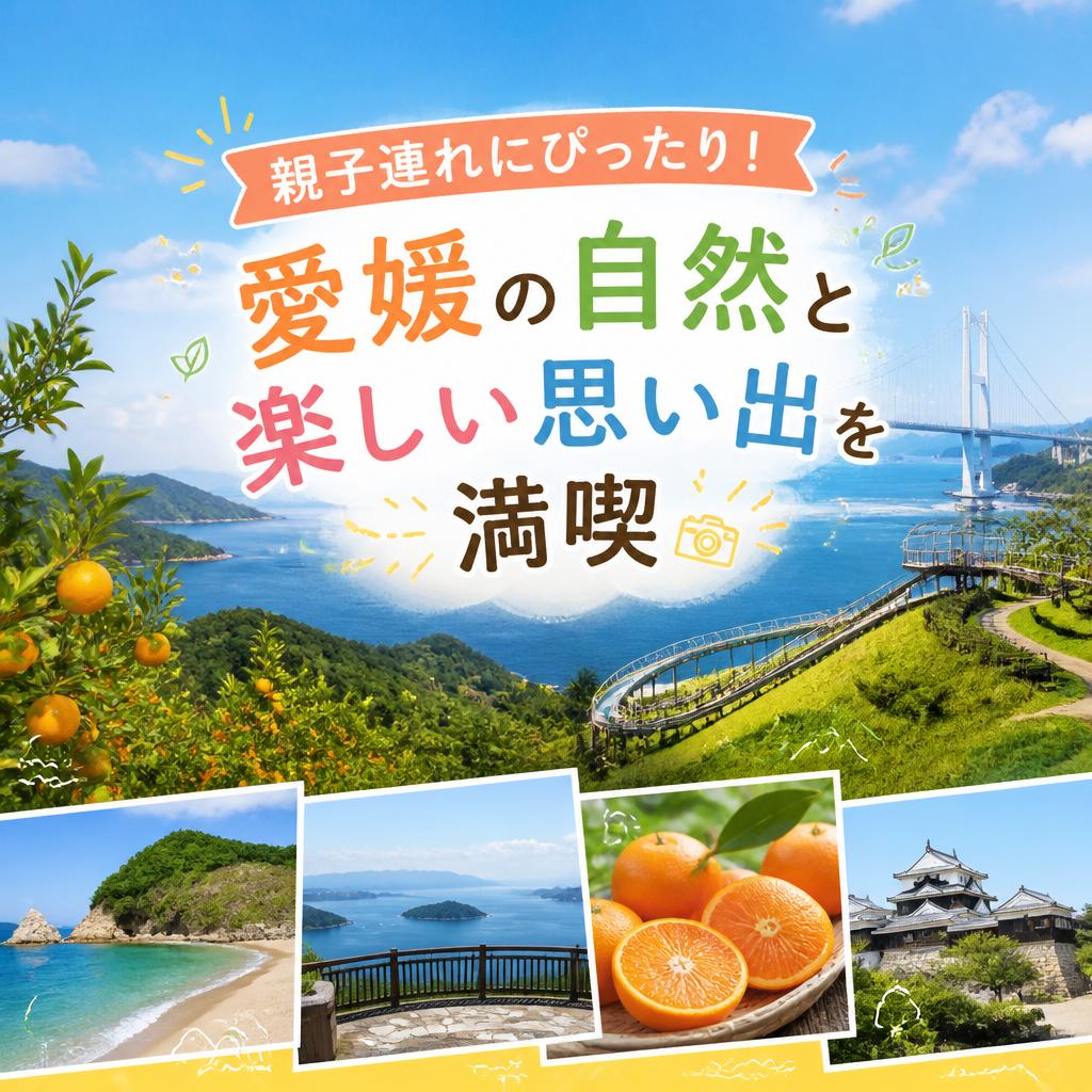 親子連れにぴったり！愛媛の自然と楽しい思い出を満喫