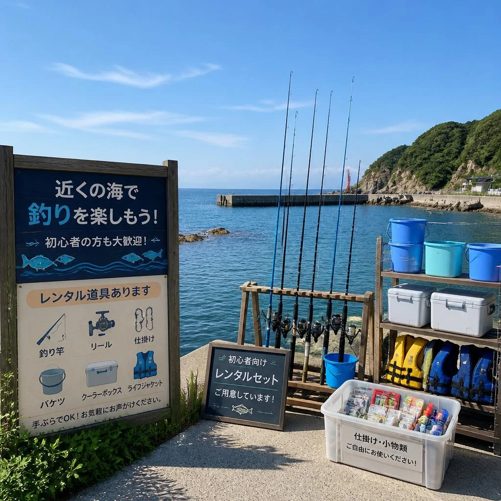 釣り好きにはたまらないロケーション