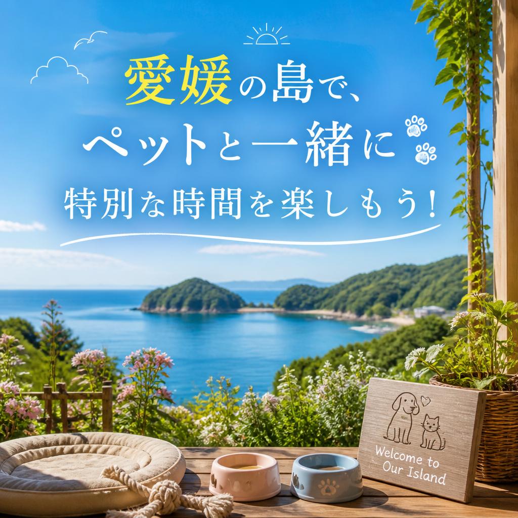 愛媛の島で、ペットと一緒に特別な時間を楽しもう！