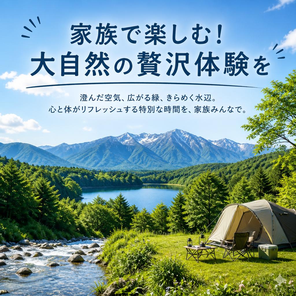 家族で楽しむ！大自然の贅沢体験を
