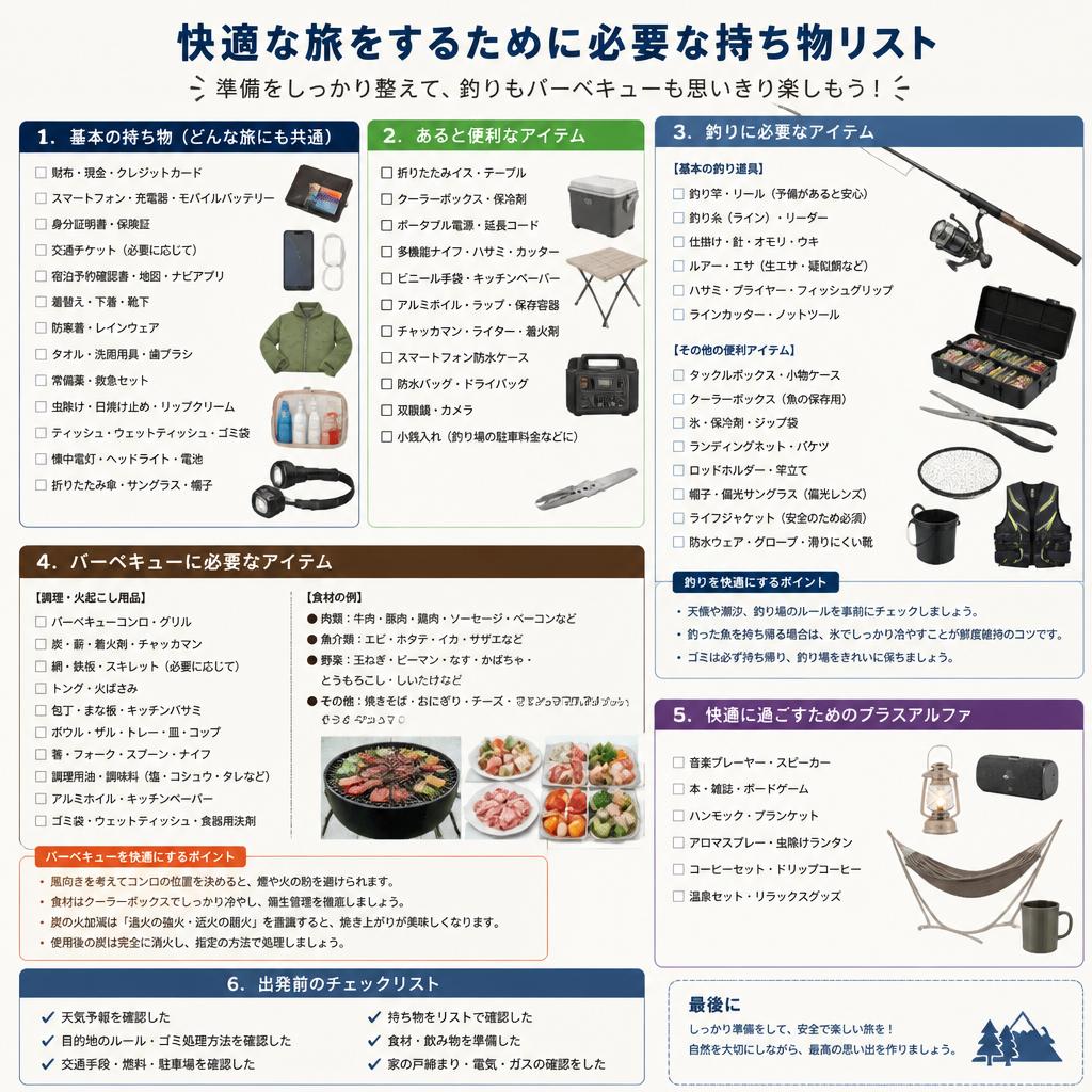 持ち物チェックリスト