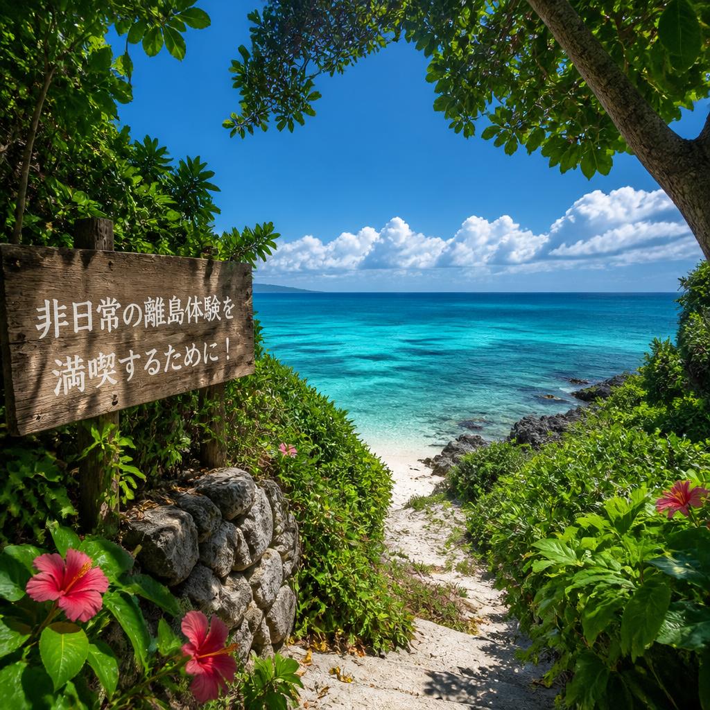 非日常の離島体験を満喫するために！