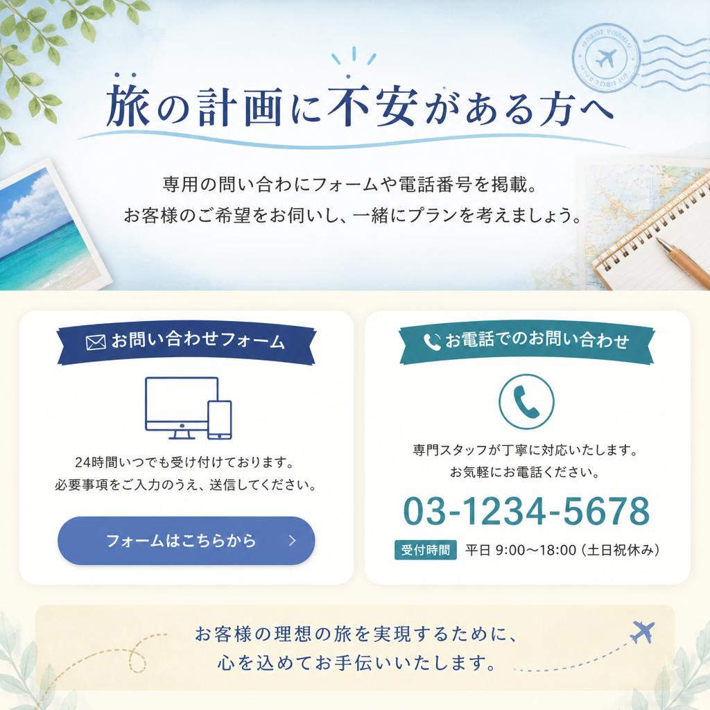 お問い合わせ・ご予約
