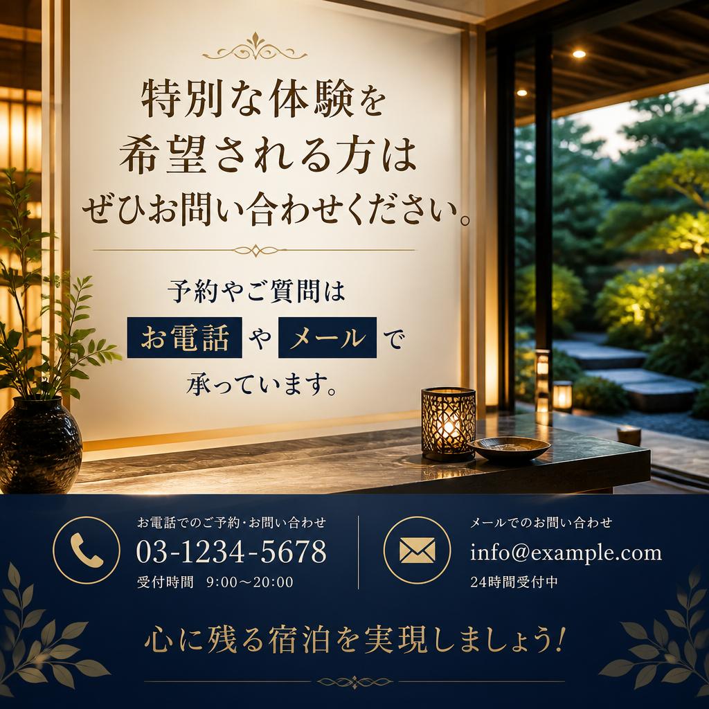 お問い合わせ・ご予約はこちらから