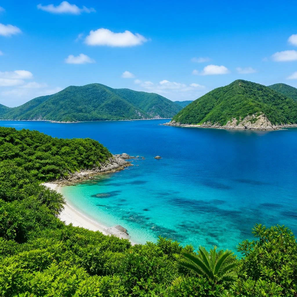 海と山に囲まれた「新居大島」の魅力とは？フェリーで15分の島時間