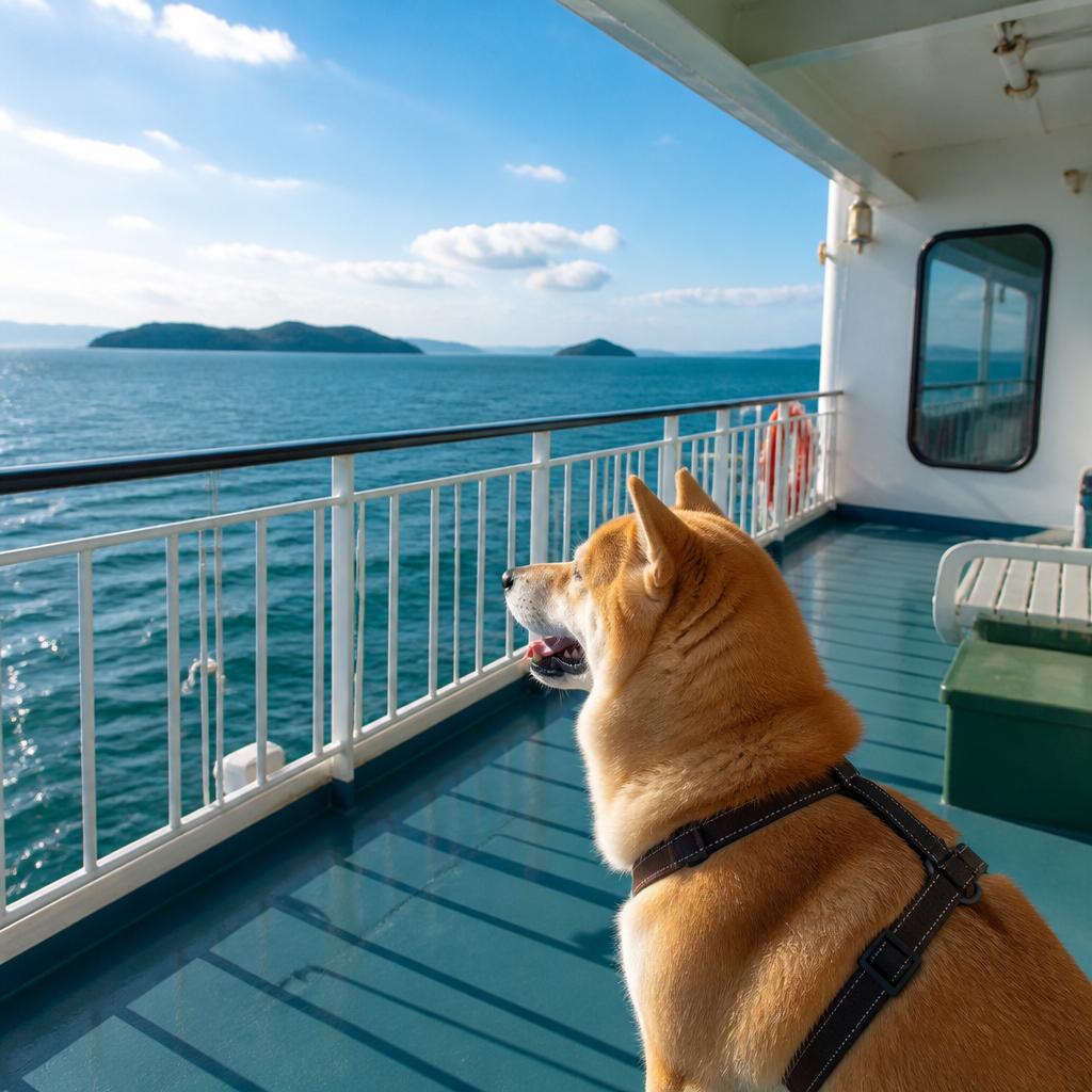 犬連れ旅行の注意点！フェリーへのペット乗船ルールとマナー