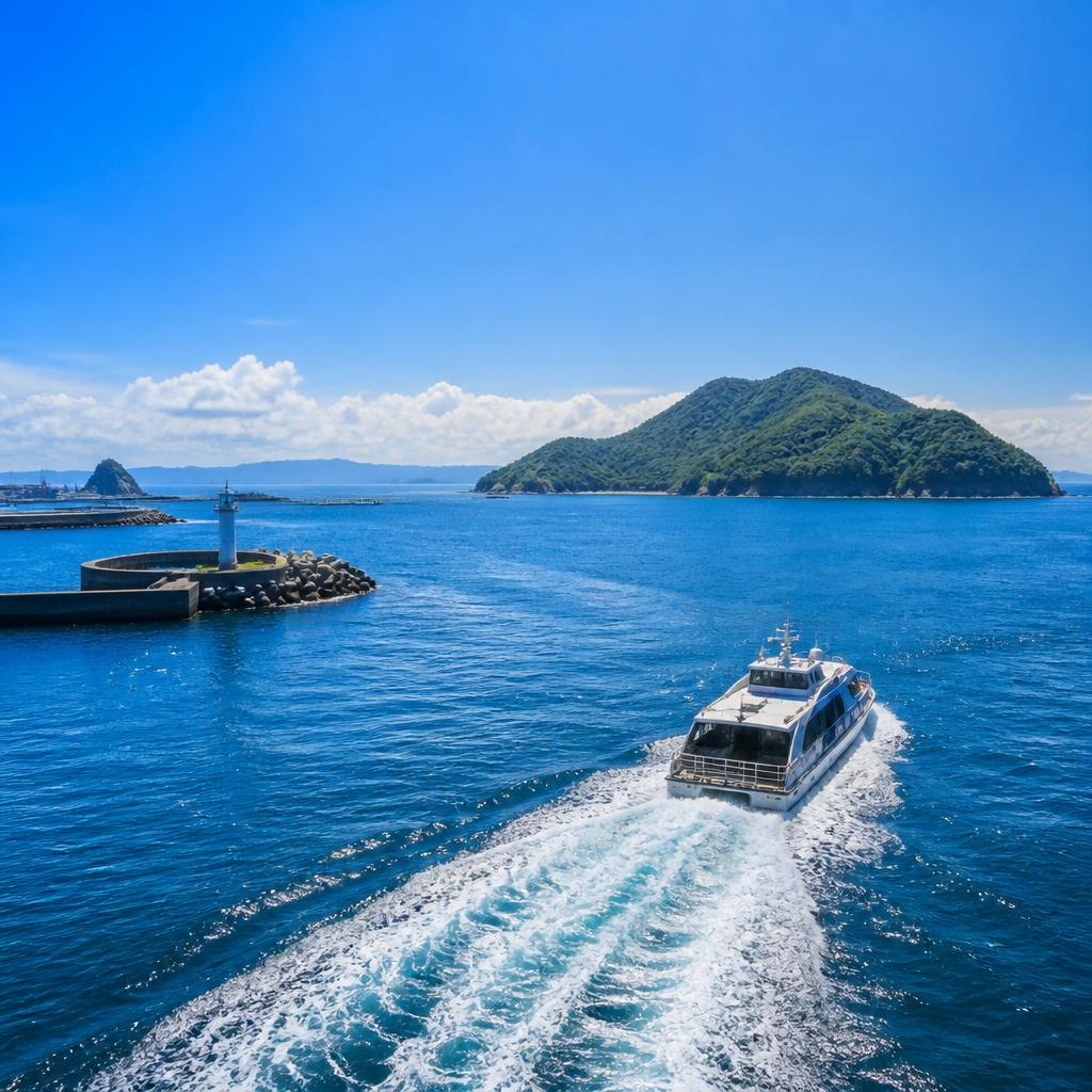 新居浜・黒島港から新居大島へのアクセス方法！フェリー時刻表と駐車場ガイド